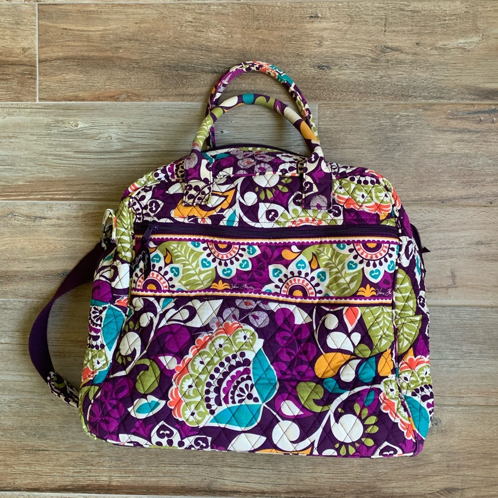 Vera Bradley Weekend Travel bag Plum Crazy